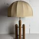 Midcentury organic sculptural architectural mushroom table lamp by Temde