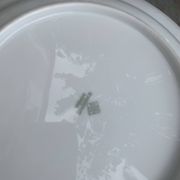 White porcelain deep dish, Schirnding Bavaria, design, vintage 1970