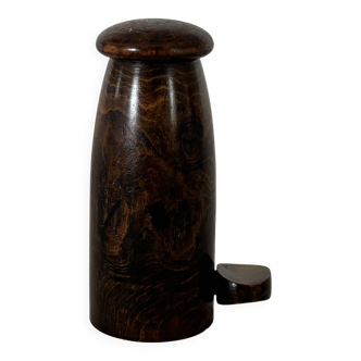 Pepper mill in elm burl