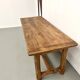 Table de ferme XIXe siècle en chêne et noyer