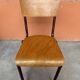 6 chaises école Mullca vintage 60s