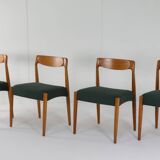 Set of 4 Danish Chairs 'Bjerremose'