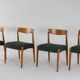 Set of 4 Danish Chairs 'Bjerremose'