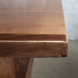 Walnut art-deco table