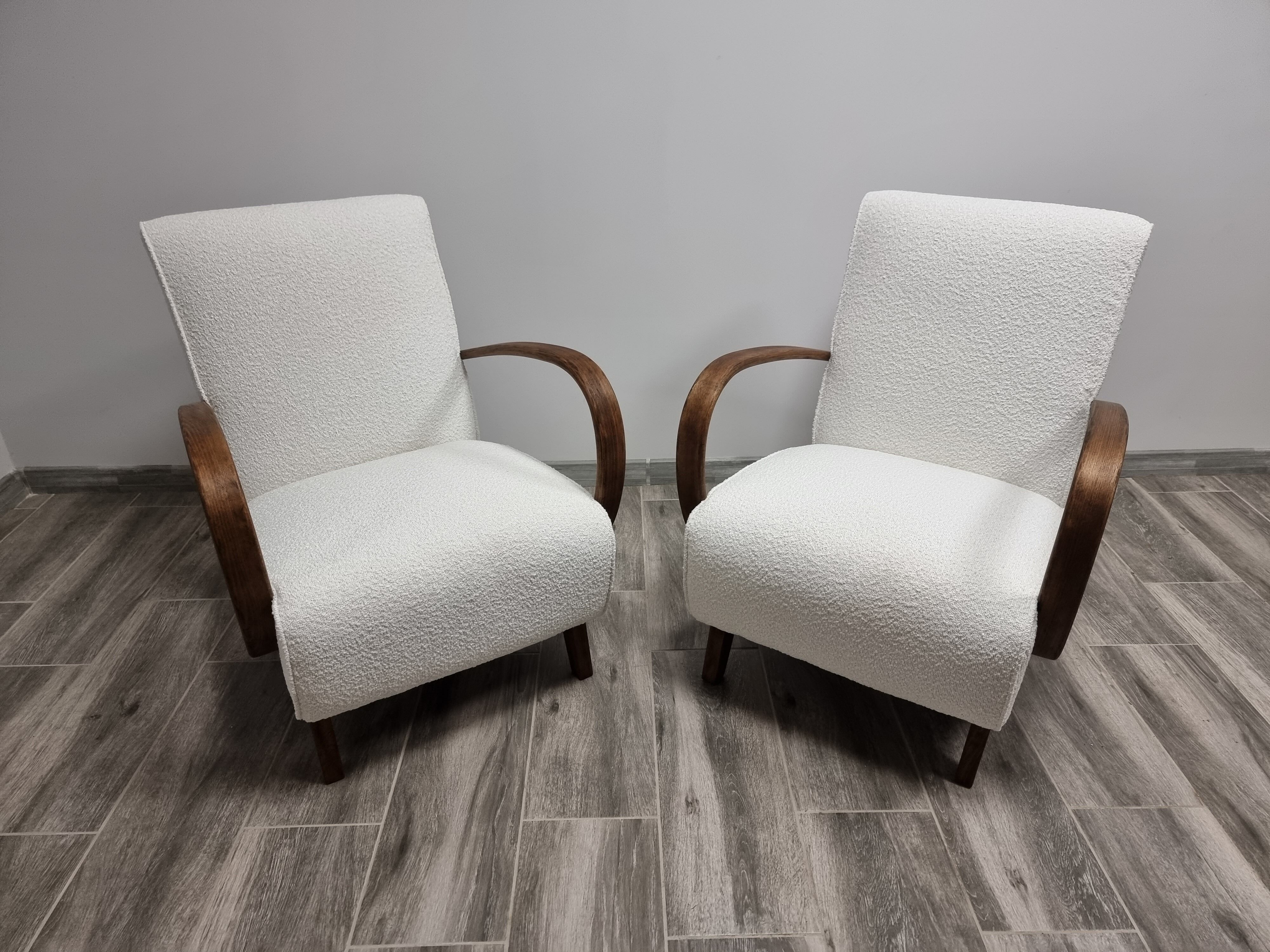 pair of armchairs by Jindrich Halabala