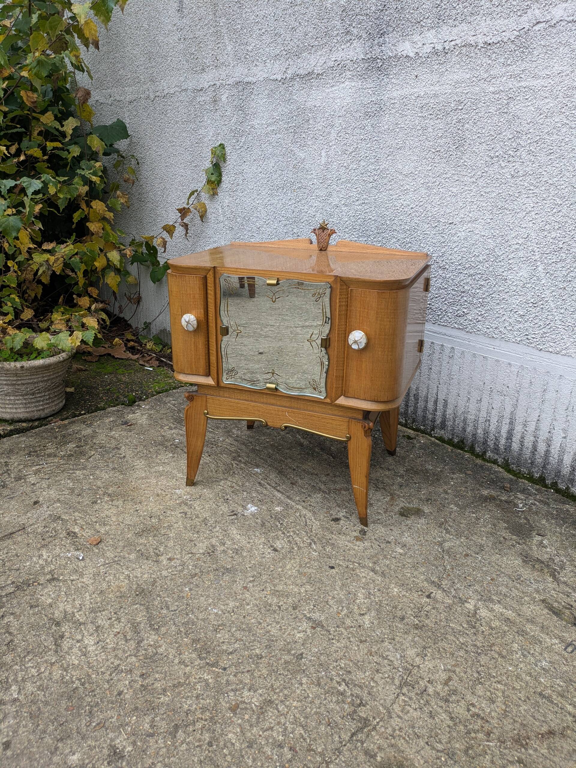 bedside table, vintage nightstand