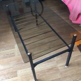 Vintage coffee table smoked glass