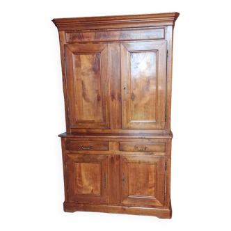Two-body cherry wood sideboard