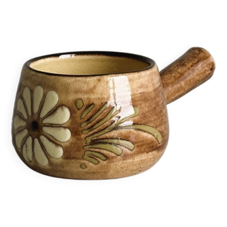 Ceramic fondue pot