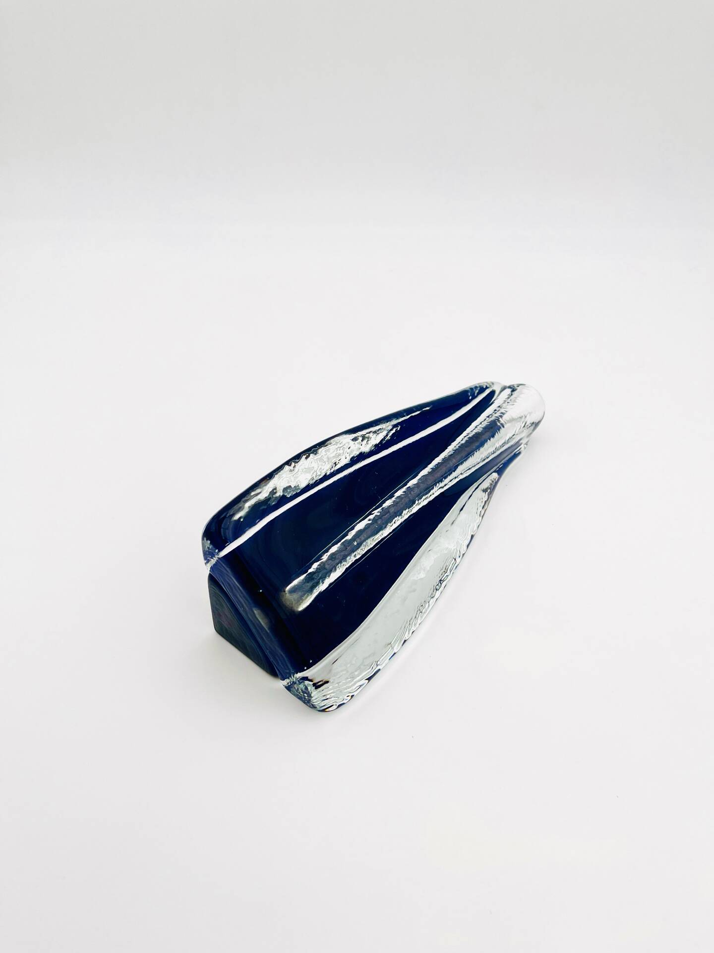 Vase Sculptural Sommerso - Václav Hanuš - Design Tchécoslovaque 60s
