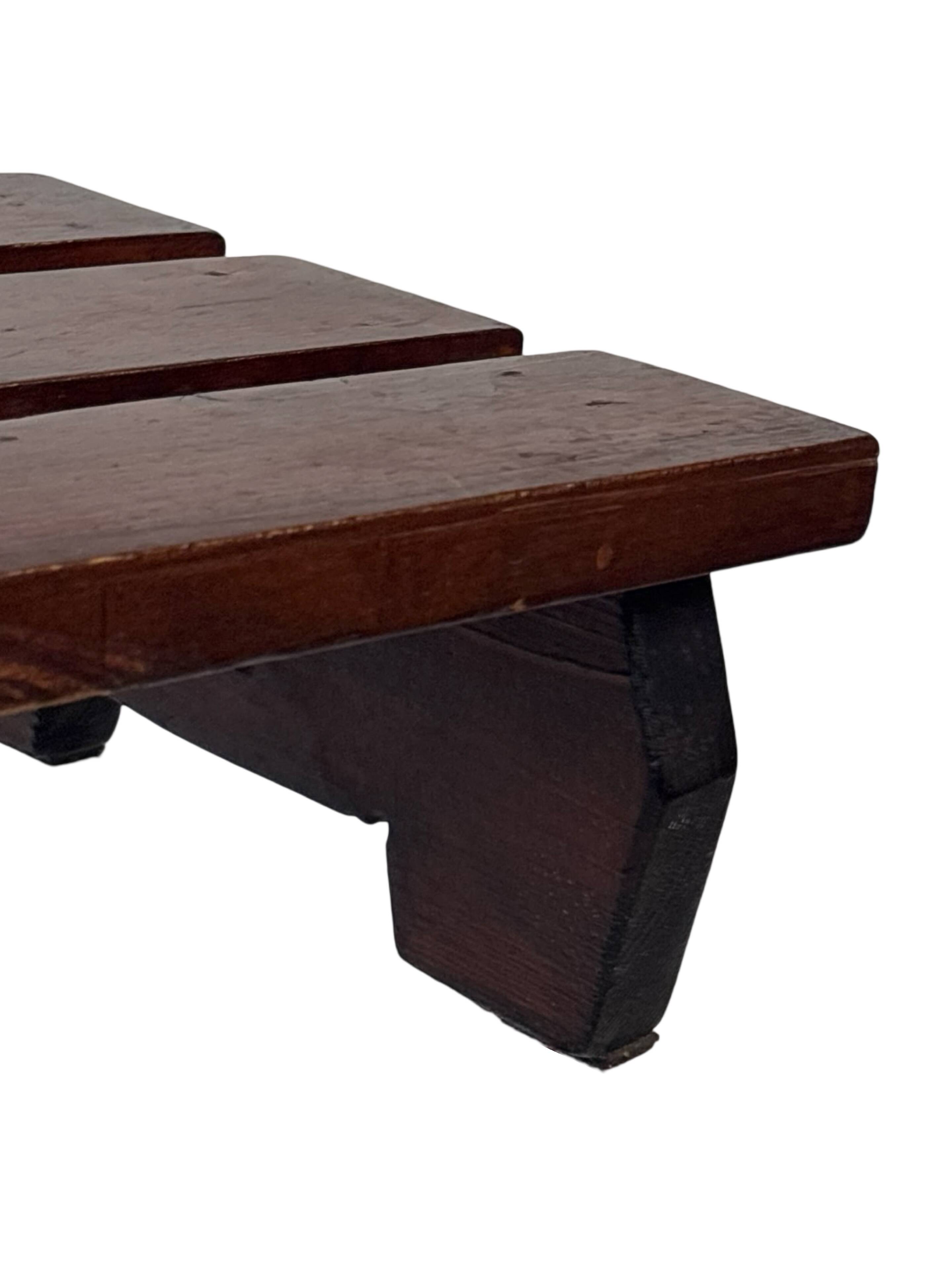 Art Deco footstool foot rest minimalist 40's design