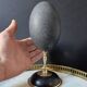 Emu Egg, Brass and Black Marble Base (Early 20th Century) H: 21 cm | Curiosity