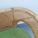 Banquette rotin cannage