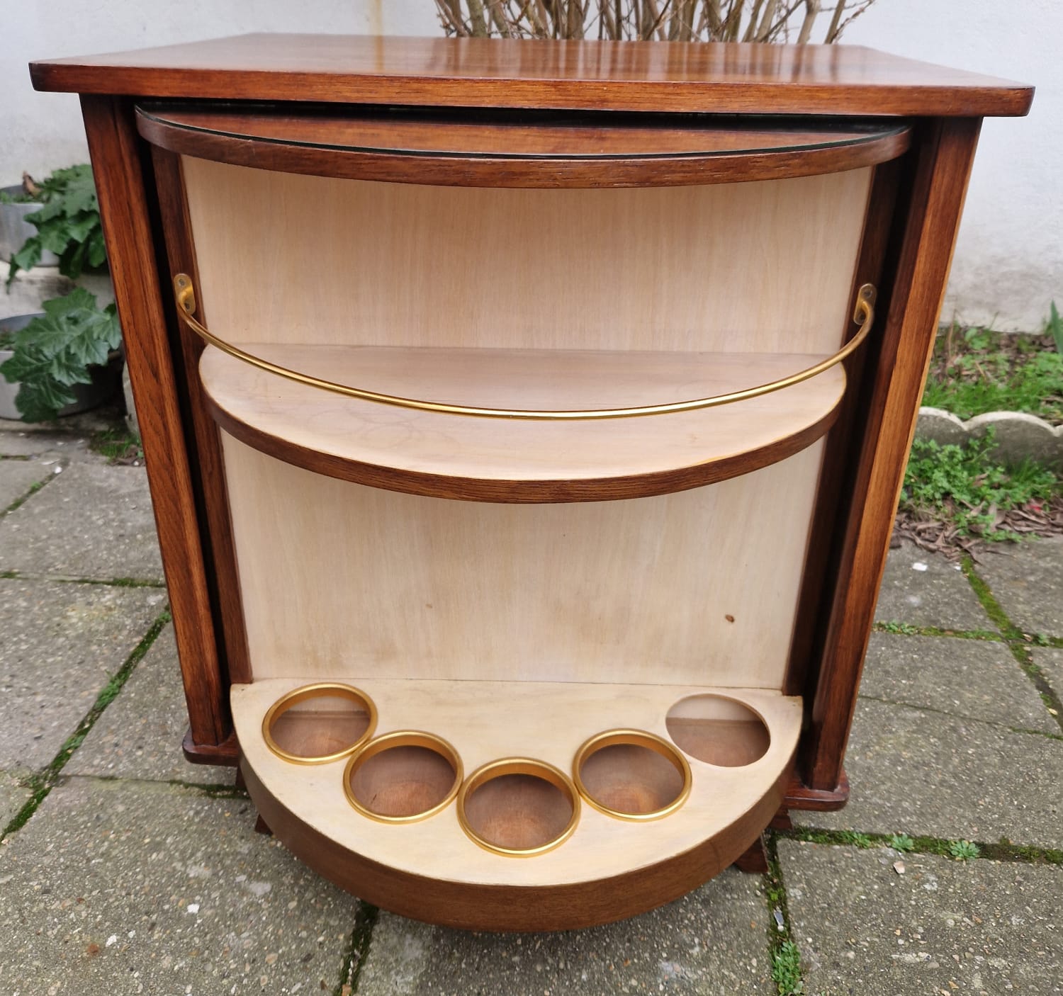 Swivel bar cabinet 1960