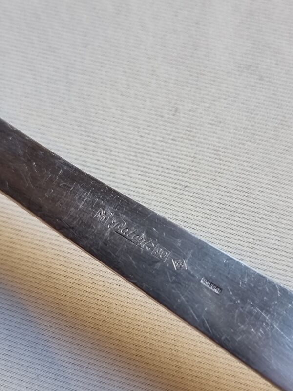 Ménagère art déco Scandinave 1920 en métal argenté monogrammé ''O