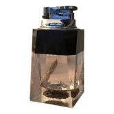 Vintage Japanese resin/glass table lighter