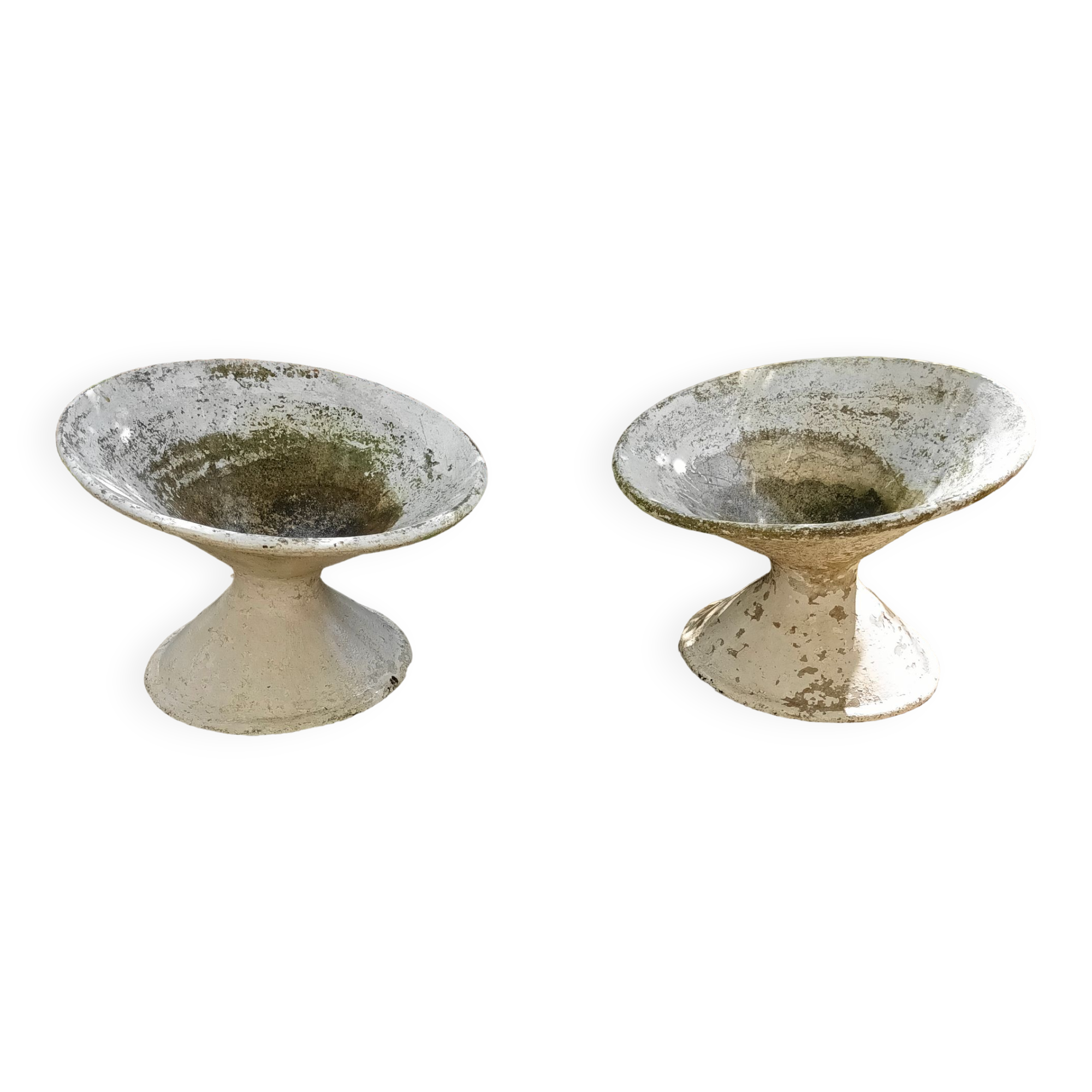 Pair of diabolo planters