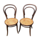 Pair of chairs curved wood tuna and Nr 14