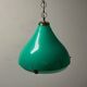 Suspension en acrylique vert vintage Italie, années 60