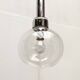 Vintage Space Age Suspension in Chrome and Glass by Motoko Ishii for Staff, 1970s