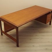 Teak desk by Jensen & Valeur for Munch, Denmark, 1960s.