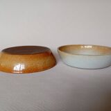 4 Montgolfier stoneware calotte plates