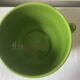 Glazed green cache-pot