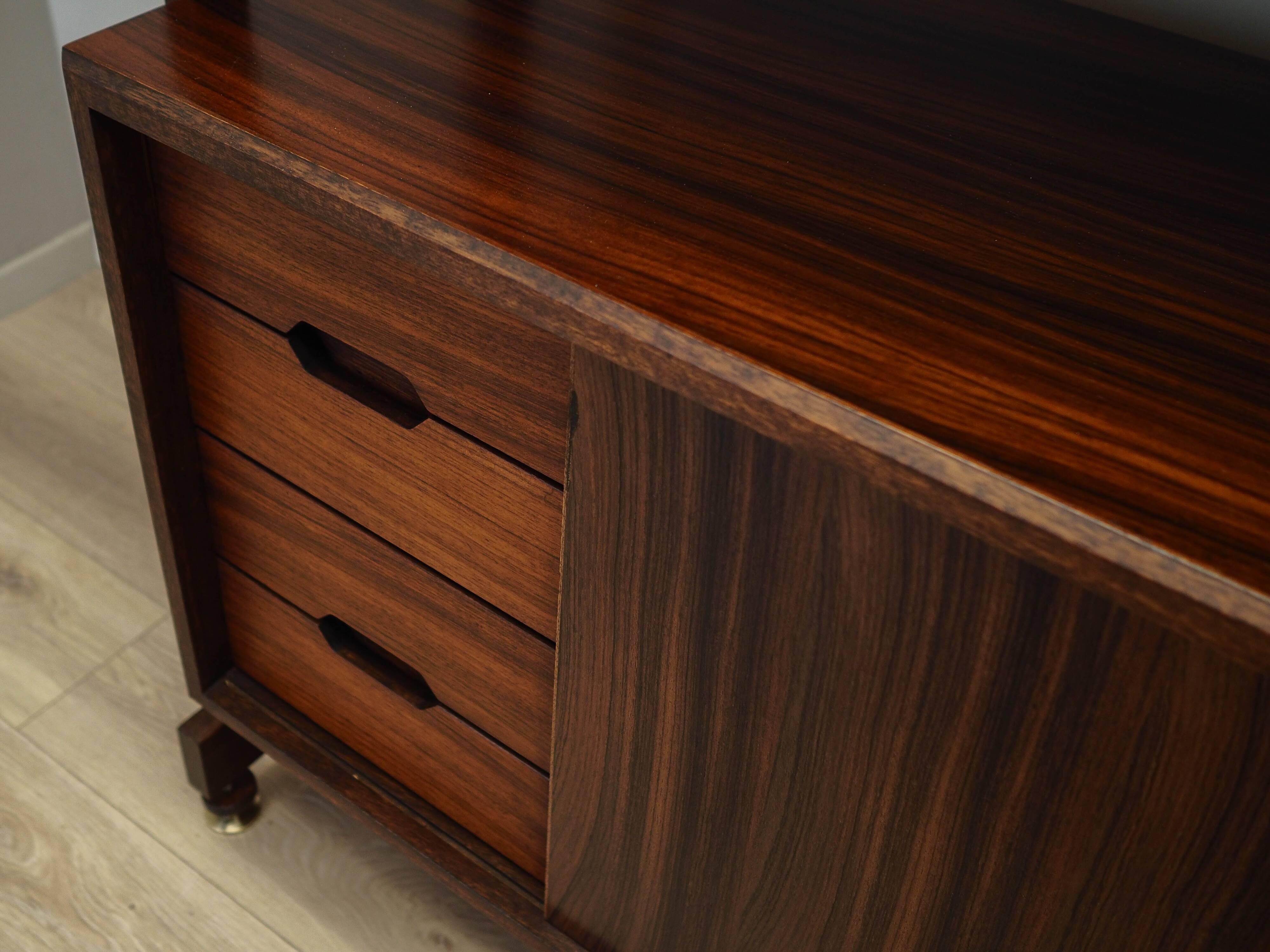 Rosewood modular shelving unit, Italian design, 1960s, production: Italy