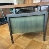 Bureau en palissandre et metal