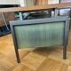 Bureau en palissandre et metal