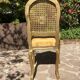 Chaise en bois doré