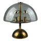 Lampe de table des années 60 des années 70 par Doria Leuchten Allemagne laiton de verre Space Age