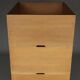 Storage Boxes in beech wood by Wim den Boon, 1967. Set of 4