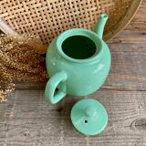 Vintage turquoise teapot