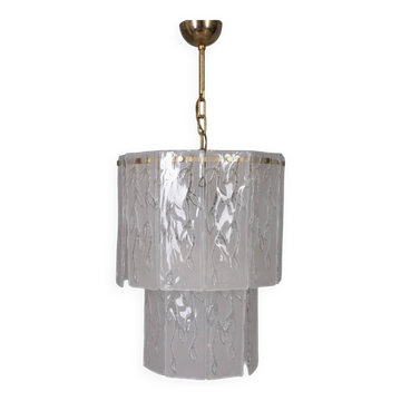 Chapeau de lumière en verre murano des années 1960, design italien