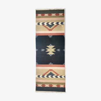 Kilim oriental en pur laine 88cm x 245cm