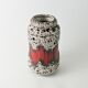 Vase avec motif rouge Scheurich