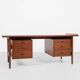 Bureau danois vintage en teck par Arne Vodder pour Sibast 1960 - 180 cm