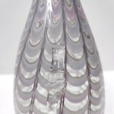 Lilac and Transparent Murano Glass Vase by Alberto Donà, Italy