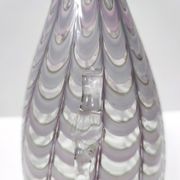 Lilac and Transparent Murano Glass Vase by Alberto Donà, Italy