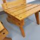 Pair of Vintage Brutalist Slatted Wood Lounge Chairs