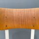 3 chaises en bois, Tchécoslovaquie années 1950