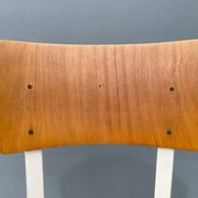 3 chaises en bois, Tchécoslovaquie années 1950