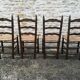 Chaises paillées