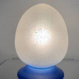 80s glass paste egg lamp