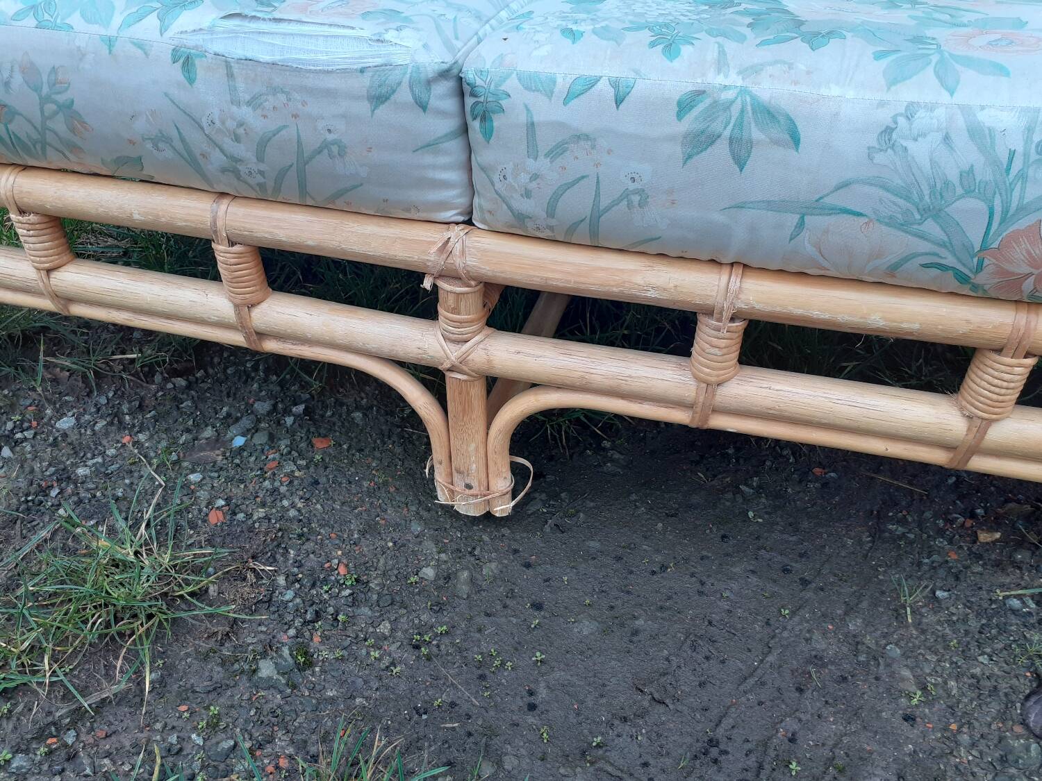 Rattan garden furniture