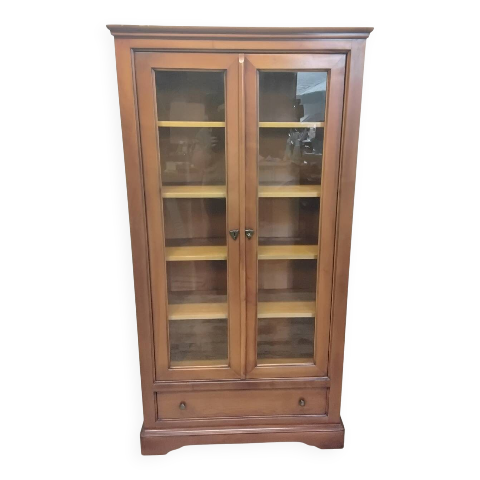 Vitrine, bibliothèque vitrée