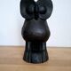 Chouette en bois sculpté vintage