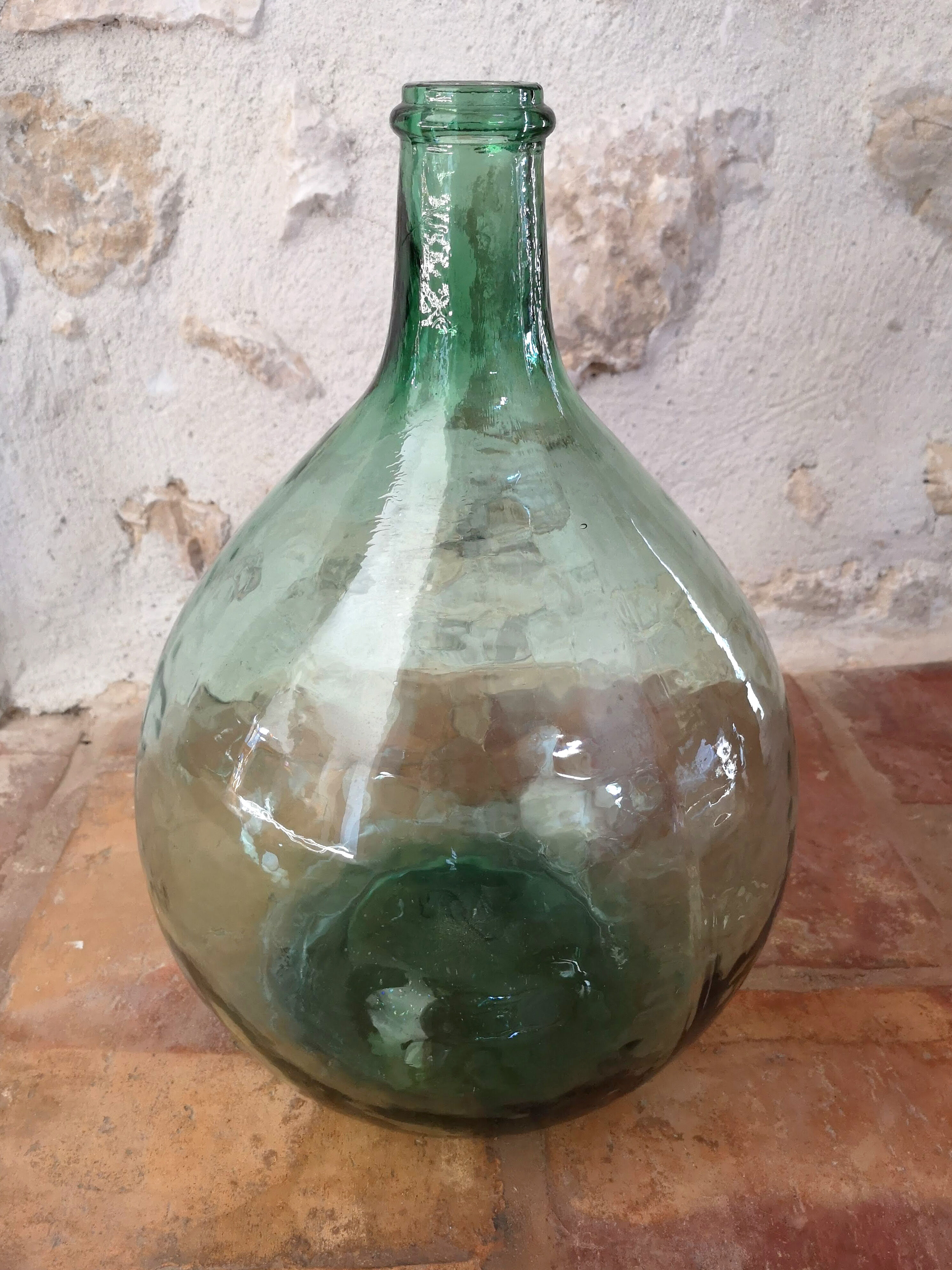 Demijohn green of 10 L