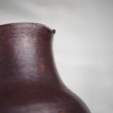 Sandstone pitcher with brown glaze - red by Geneviève BAPTENDIER Laurence MOLINARD